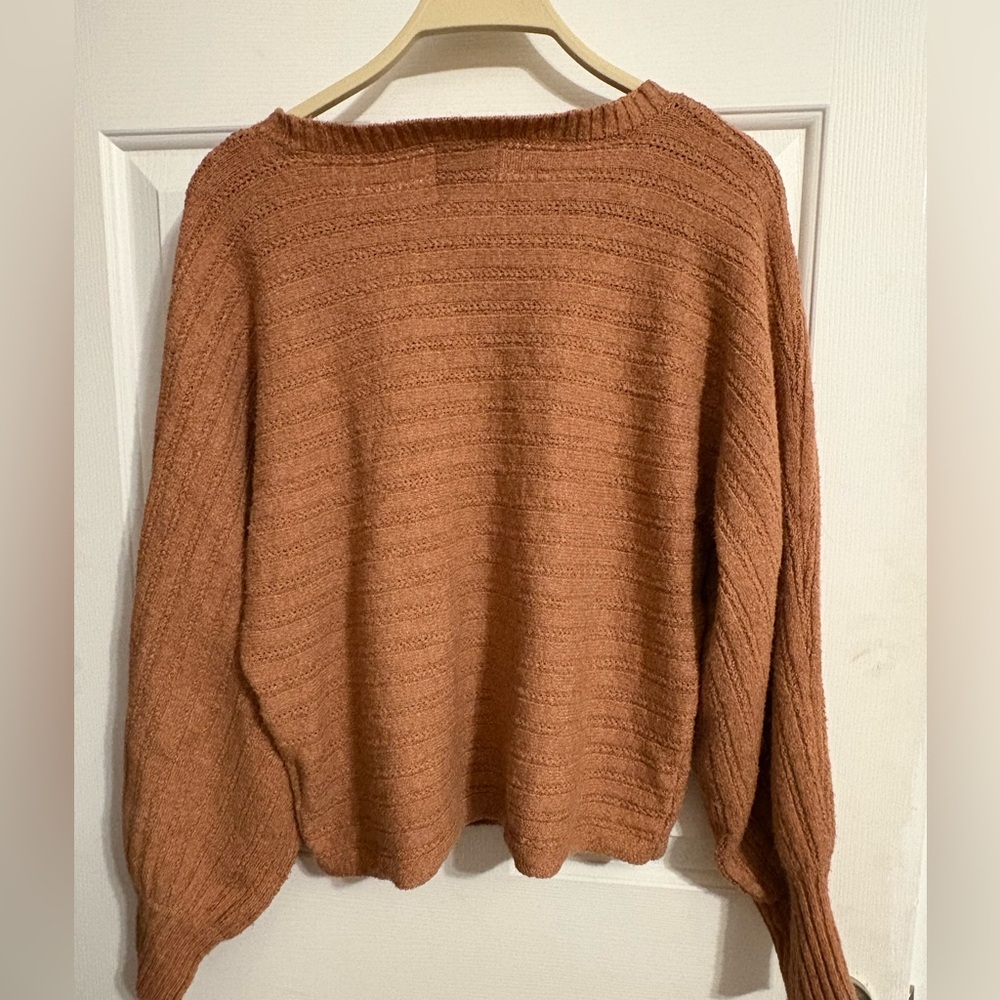 Cozy‎ Rust Sweater - Picture 2 of 6